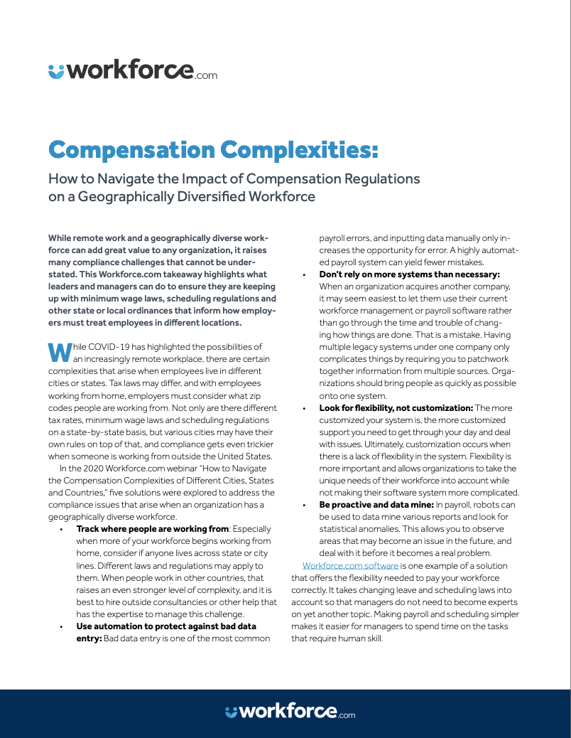 Compensation Complexities